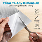 Stainless Steel Kitchen Oil-Proof Adhesive Wallpaper Roll ✨✨