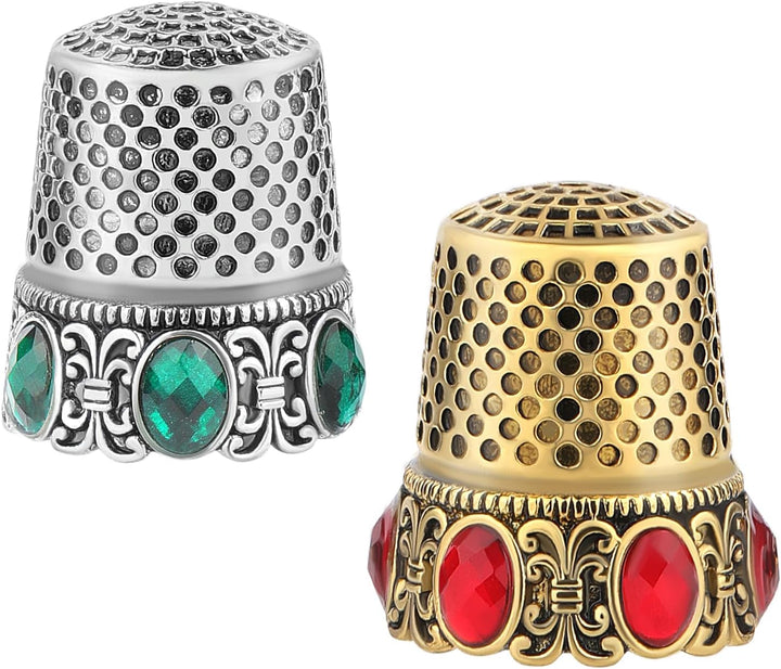 Sewing Thimbles Metal Finger Protector Quilting Craft Accessories