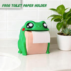 Frog Toilet Paper Holder, Funny Toilet Roll Towel Free Standing Dispenser, 3D Printed