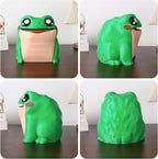 Frog Toilet Paper Holder, Funny Toilet Roll Towel Free Standing Dispenser, 3D Printed