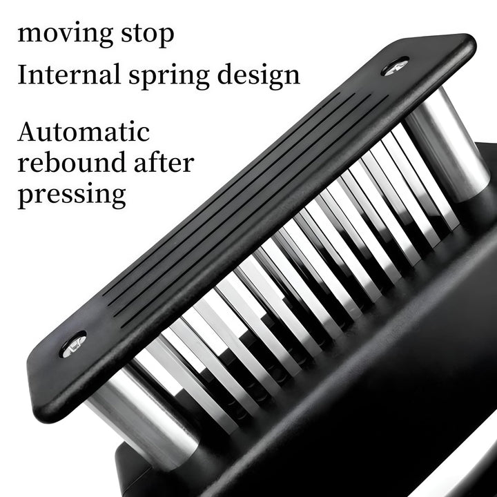 🥩 Meat Tenderizer with 48 Stainless Steel Ultra Sharp Needle Blades