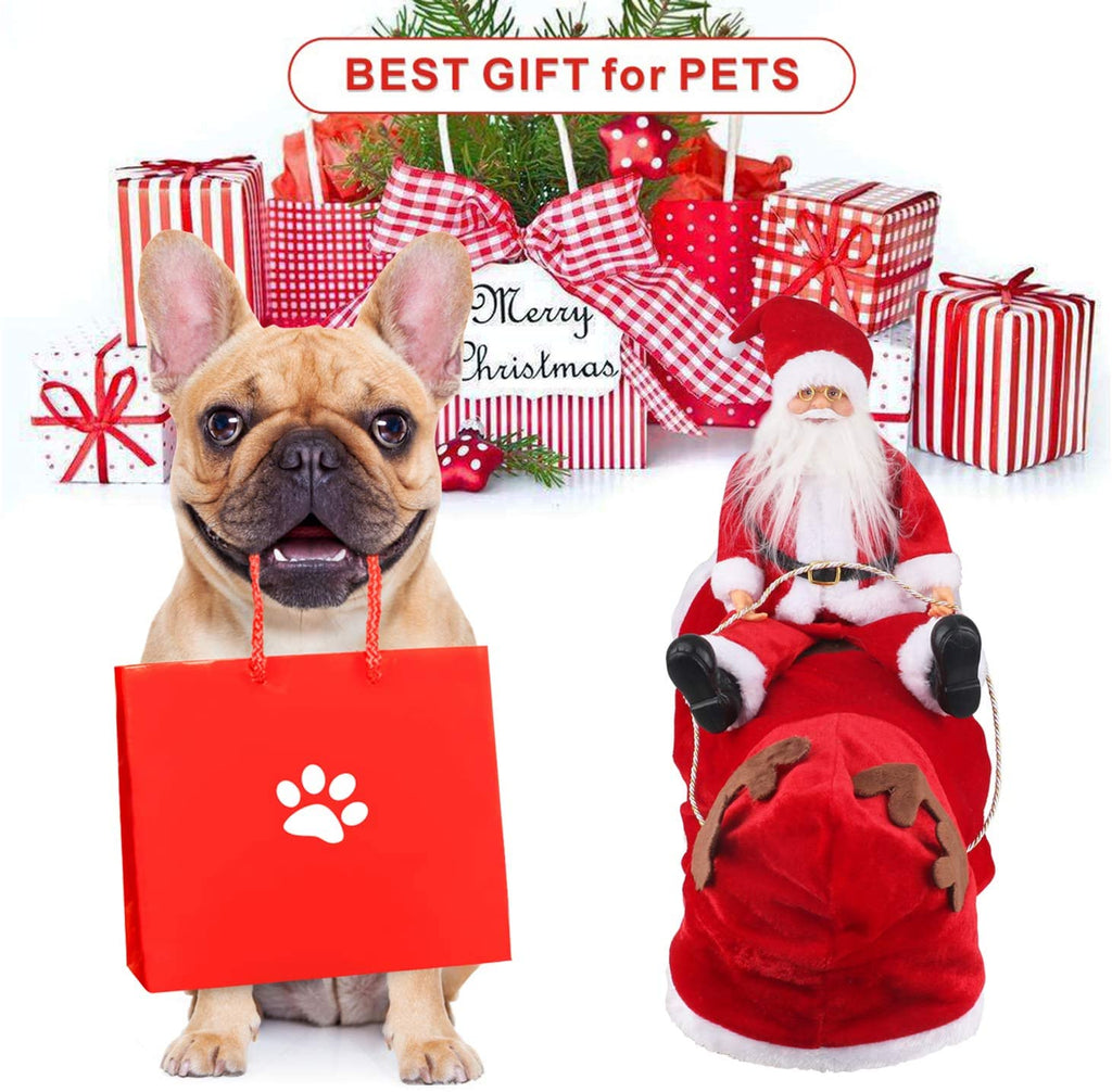 Santa Dog Costume-Christmas Pet Coat