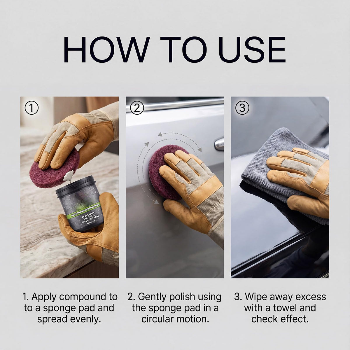 Surface Restoration Polish with Pad, Scratch & Swirl Remover
