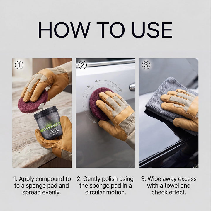 Surface Restoration Polish with Pad, Scratch & Swirl Remover