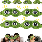 3D Funny Frog Sleep Mask Soft Cartoon Eyeshade