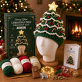 Beginner-Friendly Light-Up Christmas Tree Crochet Hat DIY Kit