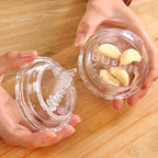 🧄 Transparent Manual Garlic Twist – ✨ Multi Functional Mincer & Grinder