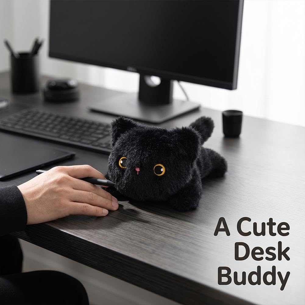 🐈 Magnetic Plush Cat Car Decor 🐱