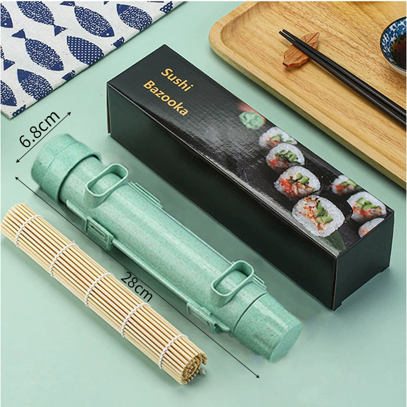 Sushi bazooka sushi maker Kit With Sushi Rolling Mat,Sushi Roller Mold