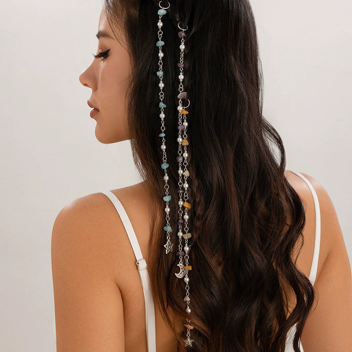 🔥 🔥 Beachy Mermaid Hair Accent 🐚 Clip-In Hair Accessory with Starfish Bead Shell Details ✨ ✨