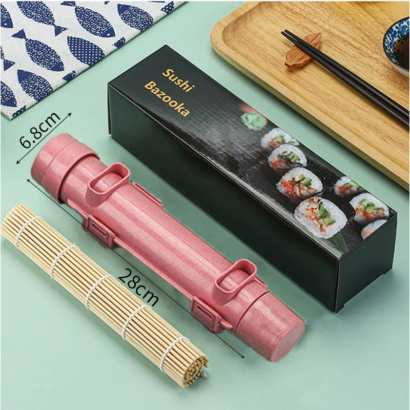 Sushi bazooka sushi maker Kit With Sushi Rolling Mat,Sushi Roller Mold