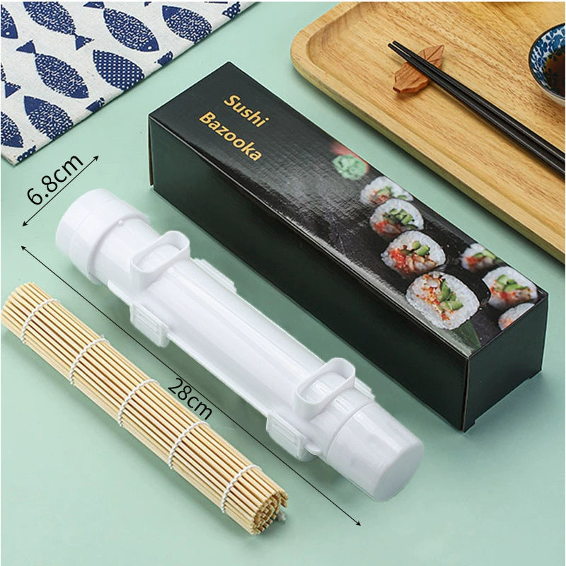Sushi bazooka sushi maker Kit With Sushi Rolling Mat,Sushi Roller Mold