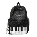 Piano Backpack for Women Music Backpack with Polka Dot (Free star pendant)