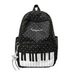 Piano Backpack for Women Music Backpack with Polka Dot (Free star pendant)