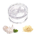 🧄 Transparent Manual Garlic Twist – ✨ Multi Functional Mincer & Grinder