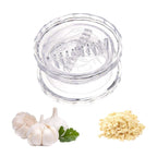 🧄 Transparent Manual Garlic Twist – ✨ Multi Functional Mincer & Grinder