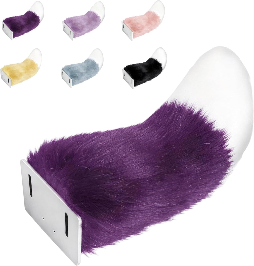 Remote Control Electric Wagging Plush Tail, Cute Animal Trunk Decoration