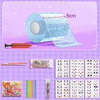 DIY Craft Creative Blow Bubbles Double Sided Tape，Clear Nano Tape,  with Sequin Removable
