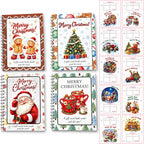 Christmas Gift Card Book, Spiral Bound for Holiday Gift Giving