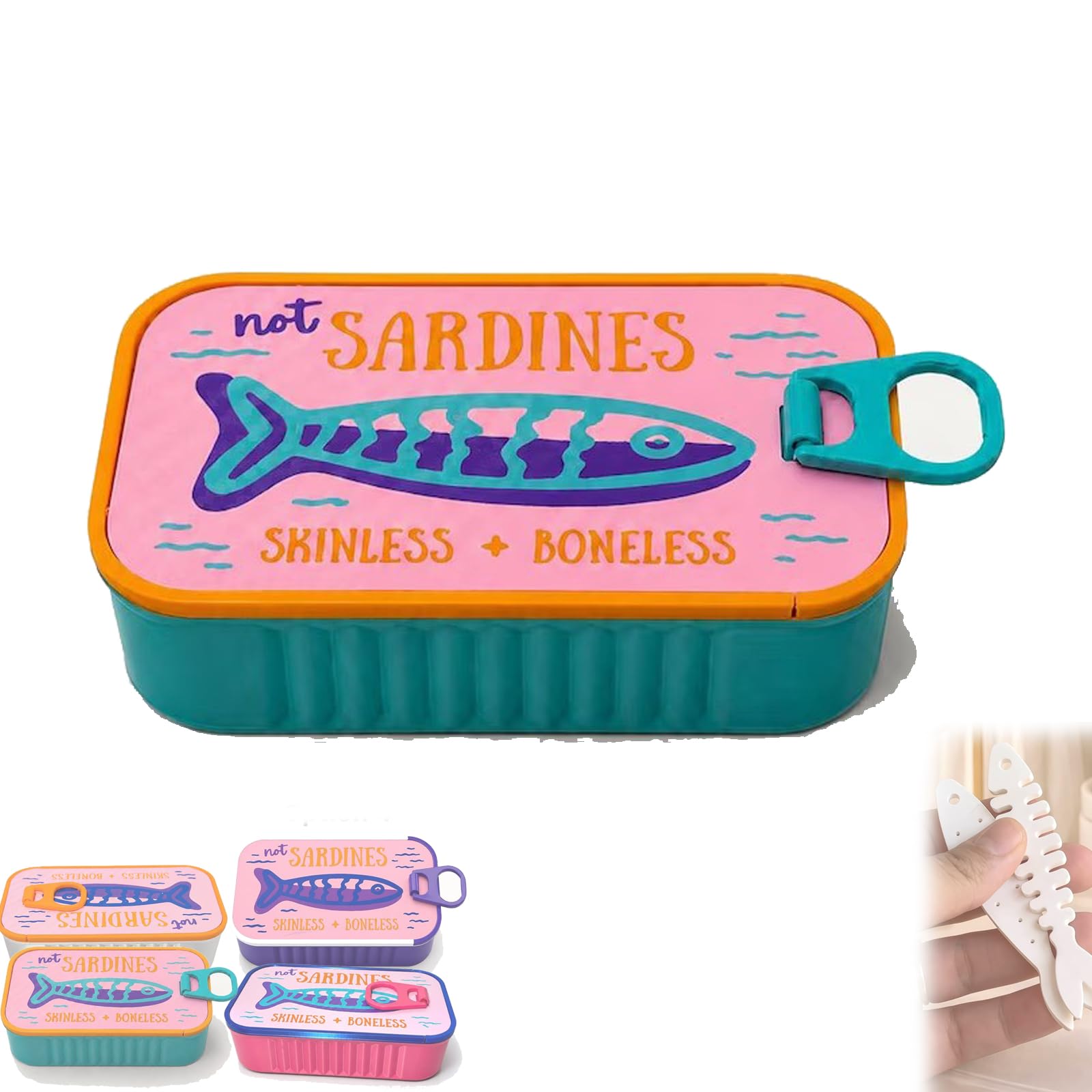 Sardine Tin Jewelry Box, 3d Printed Sardine Tin Like Jewelry Case