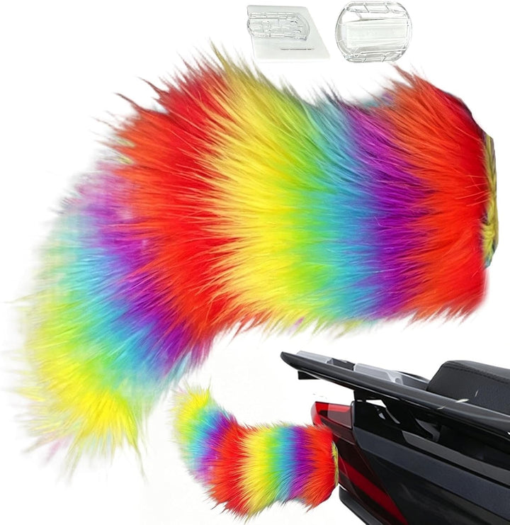 Remote Control Electric Wagging Plush Tail, Cute Animal Trunk Decoration