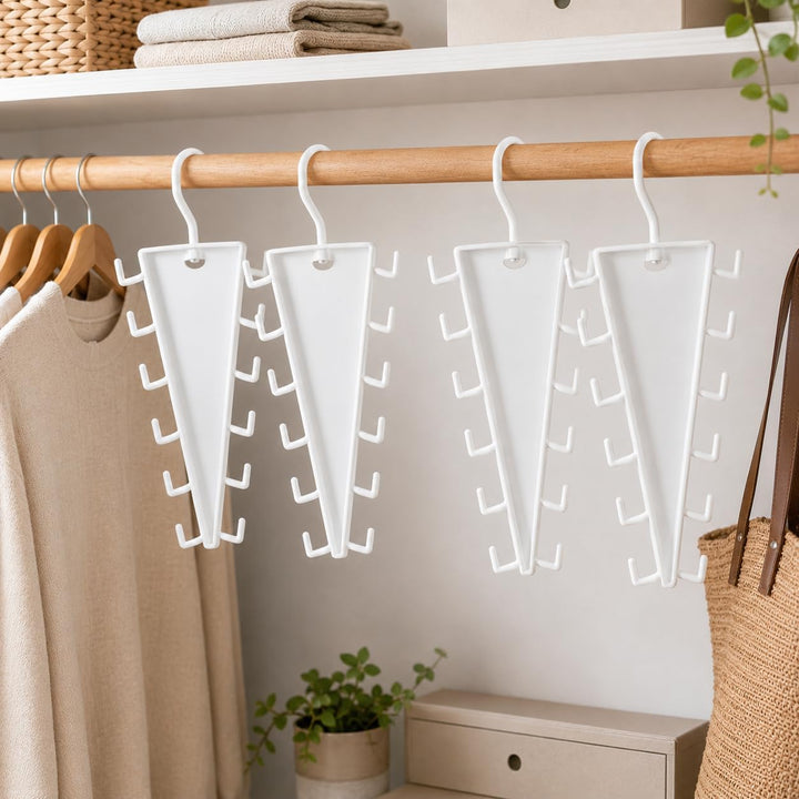 🎁 Multi-Functional V-Shaped Double Sided Hanger Storage Rack ✨
