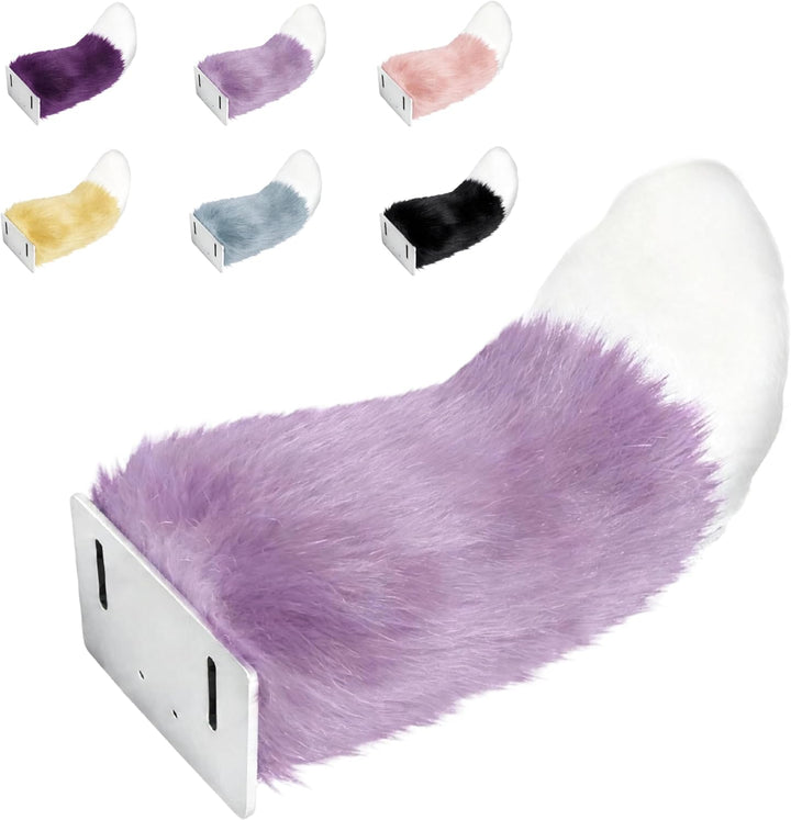 Remote Control Electric Wagging Plush Tail, Cute Animal Trunk Decoration