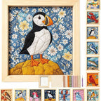 DIY Fabric Art Painting Kit No-Sew Handmade Patchwork