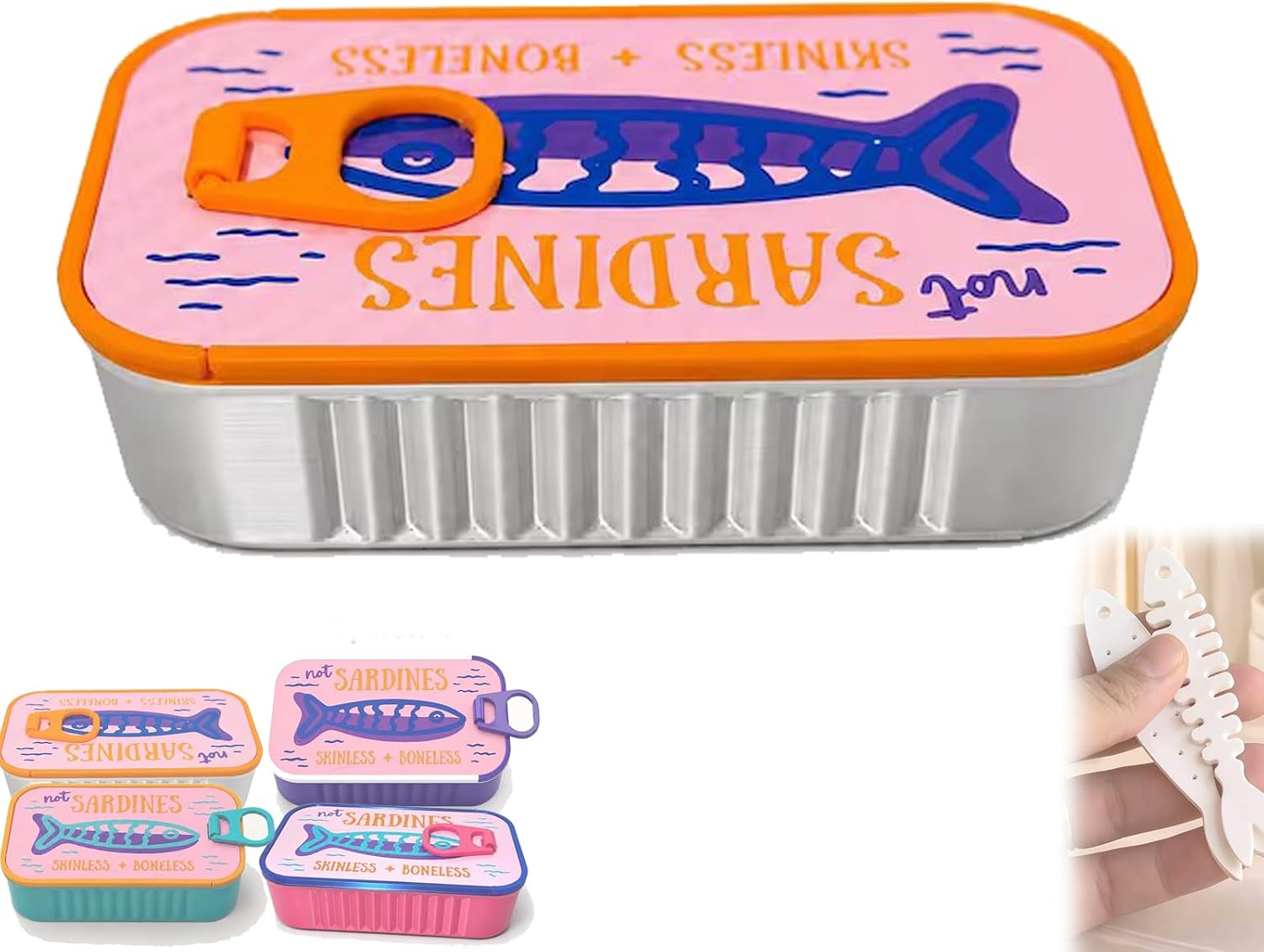 Sardine Tin Jewelry Box, 3d Printed Sardine Tin Like Jewelry Case