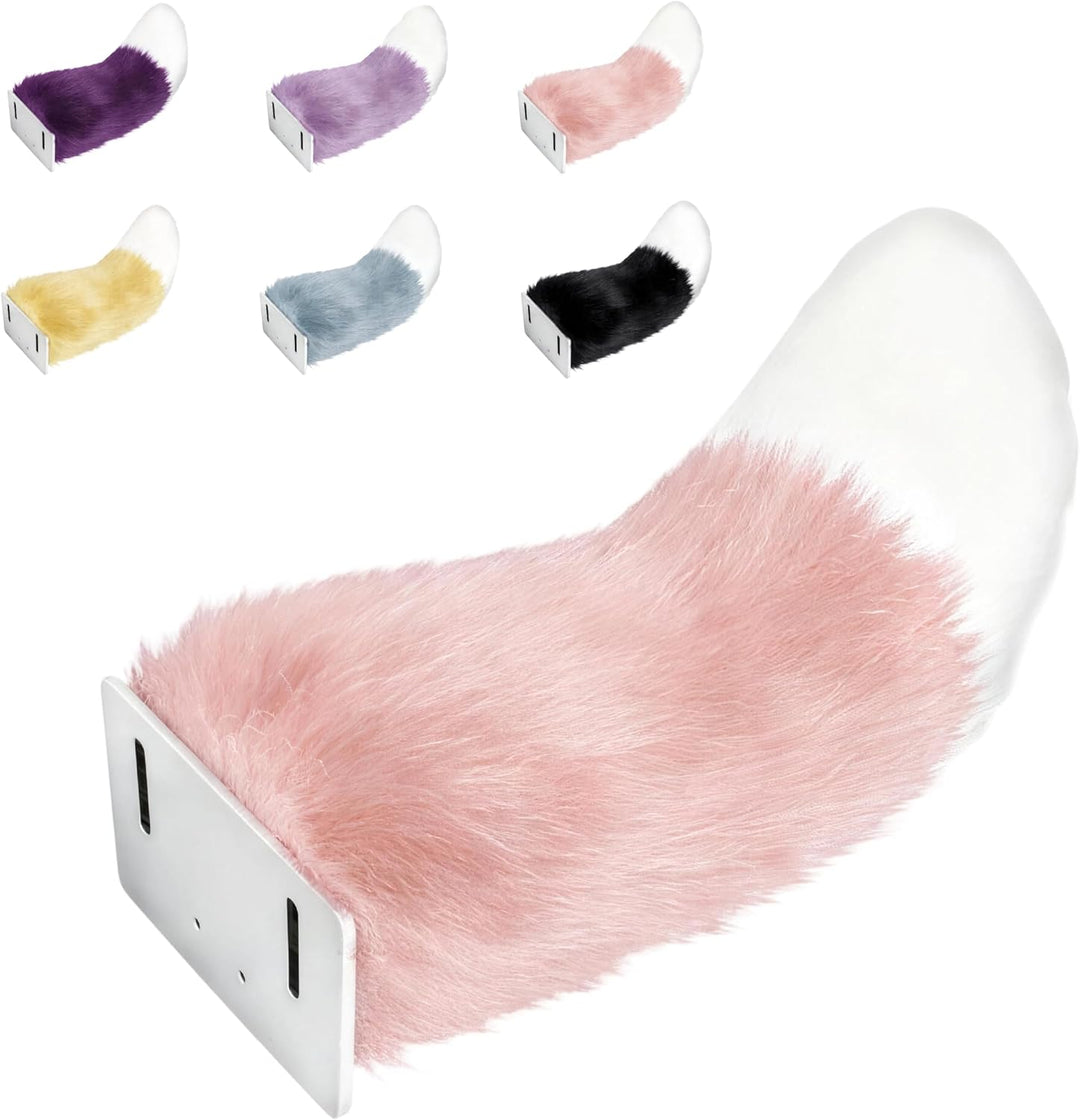 Remote Control Electric Wagging Plush Tail, Cute Animal Trunk Decoration