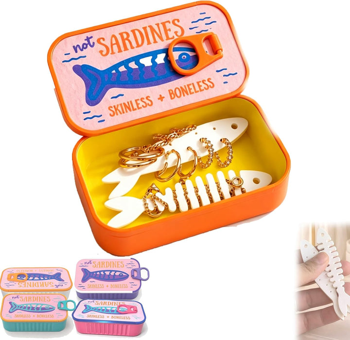 Sardine Tin Jewelry Box, 3d Printed Sardine Tin Like Jewelry Case