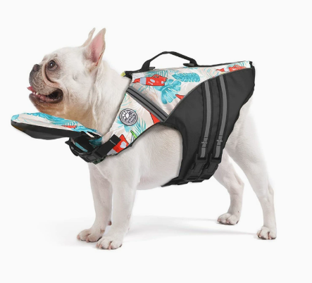 🐶 🐶 Dog Life Jacket ❤️ Reflective Dog Life Vest with Removable Neck Float & High Buoyancy for Swimming and Boating 🔥 🔥