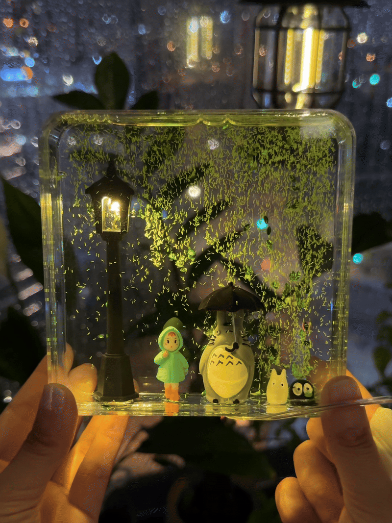DIY Miniature Flow Scene – Creative Handmade Gift for Home Décor & Relaxation