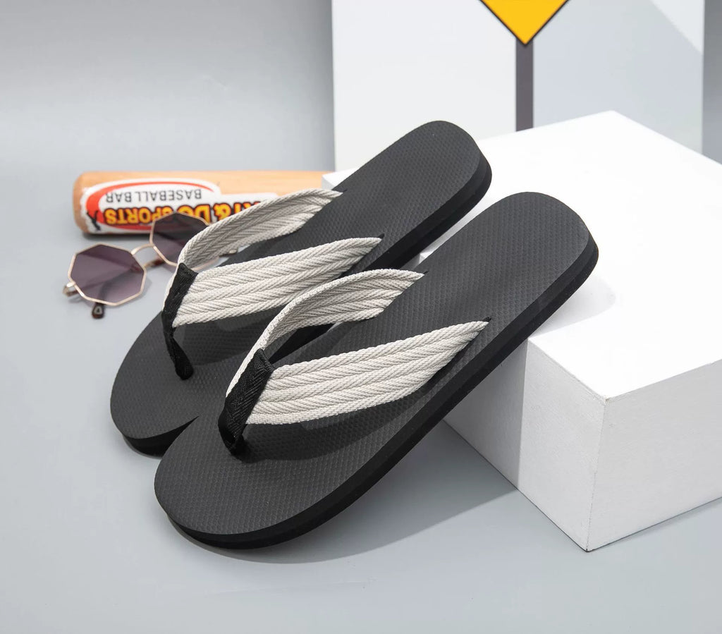 Funny Non Slip Quick-Dry Beach Flip Flops (Hidden Design)