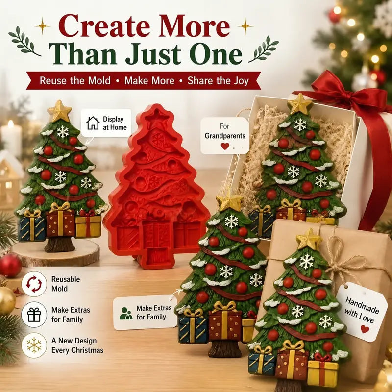 Christmas Tree Silicone Resin Molds