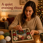 Pre-Punched 3D Christmas Yarn Art Kit
