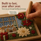 Pre-Punched 3D Christmas Yarn Art Kit
