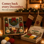 Pre-Punched 3D Christmas Yarn Art Kit