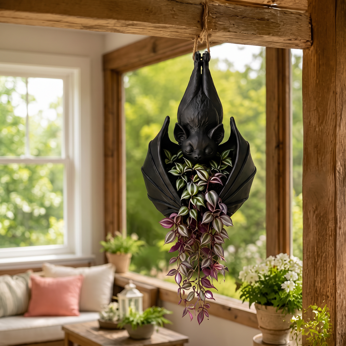 NocturneBloom-Bat Flower Pot