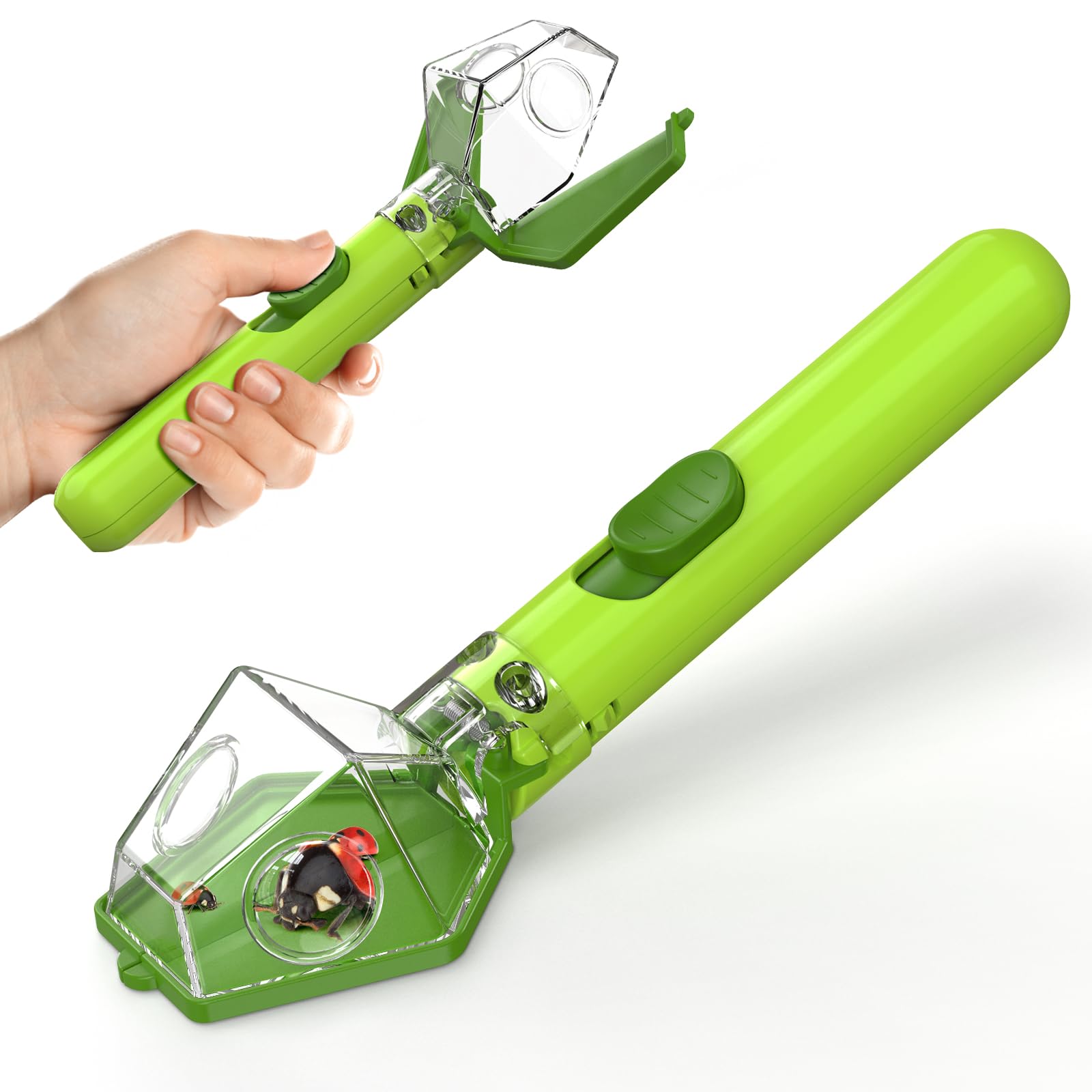 🐜 Bug Catcher for Kids 🐝 Insect Trap Kit with 6X Magnifier Glass 🐛 STEM Educational Exploration Tool for Indoor and Outdoor
