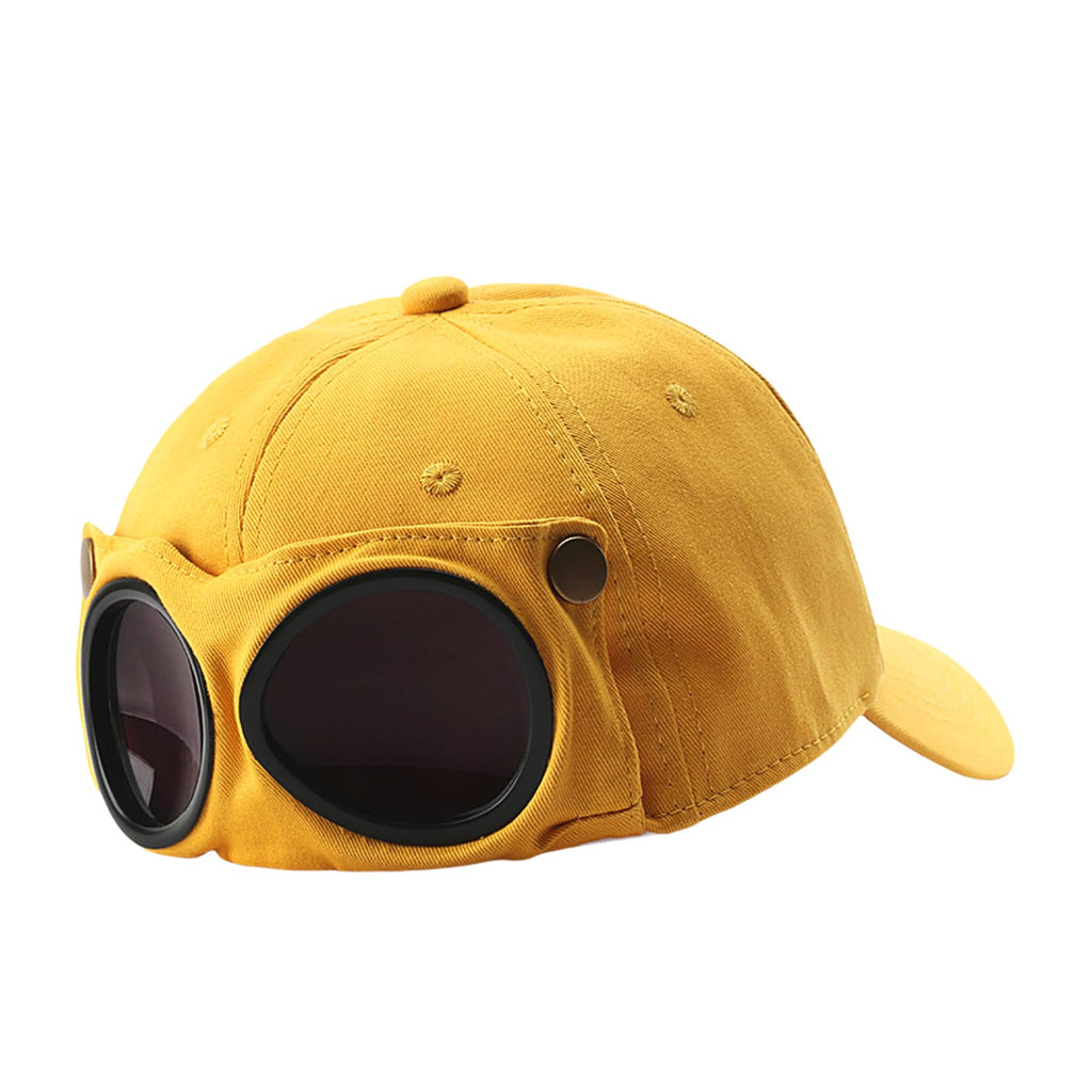 Aviator Hat Summer Glasses Peaked Cap