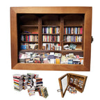 Anxiety Bookshelf Miniature Library, 200 Mini Books