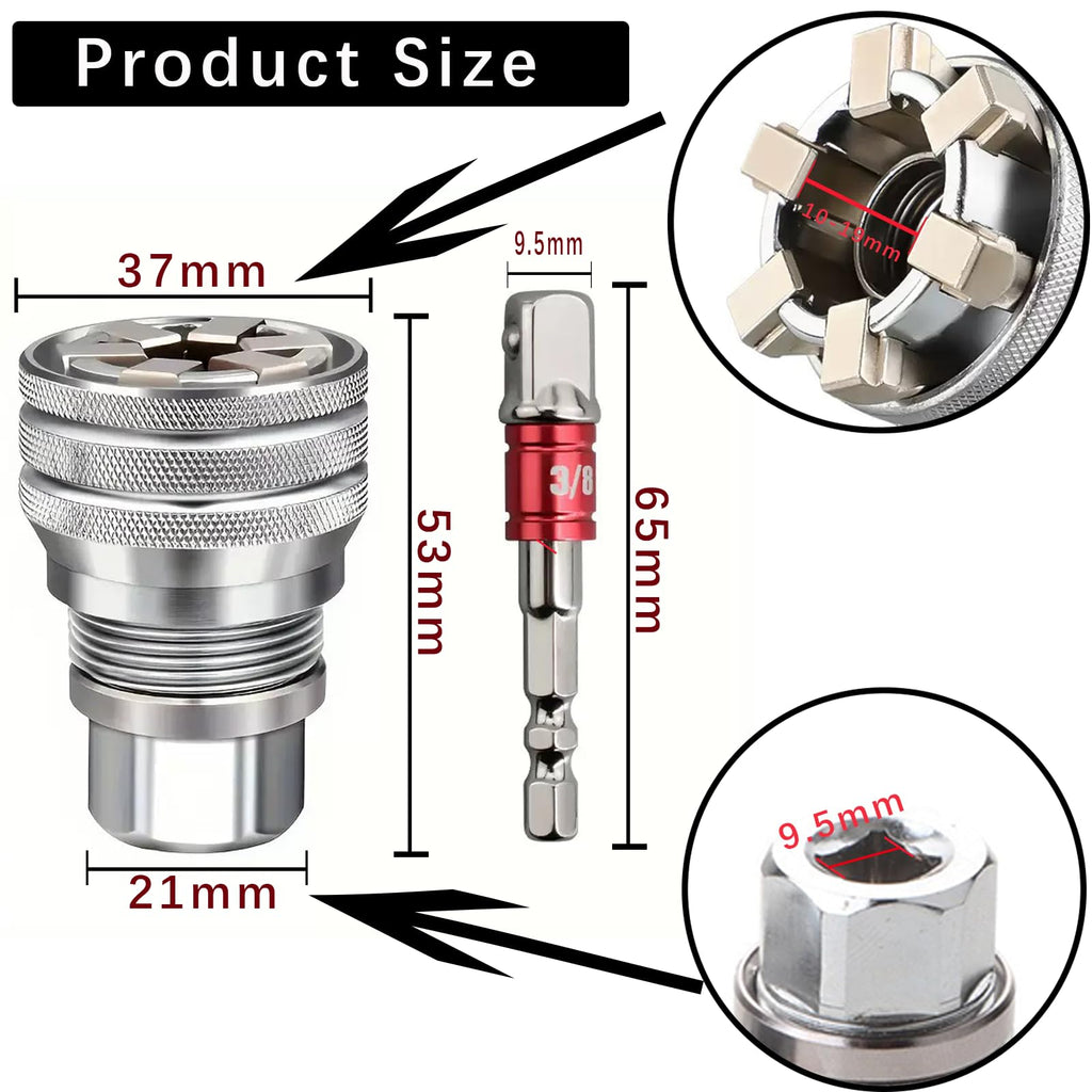 ✨ Multi-Function Universal Socket Wrench Tool 🔧