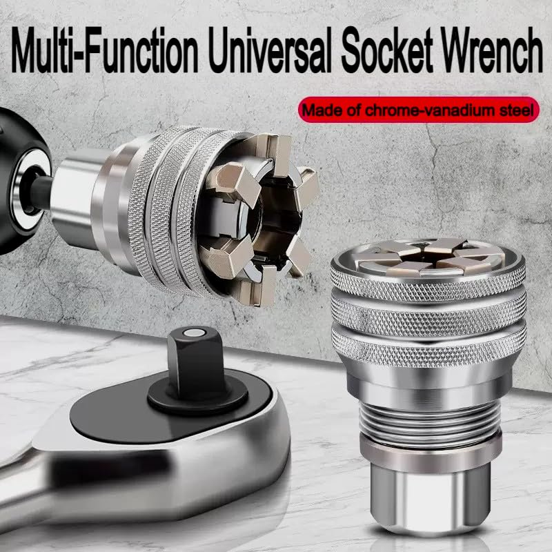 ✨ Multi-Function Universal Socket Wrench Tool 🔧