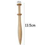 7X/12X Wooden Lace Bobbins Wood Weaving Tools