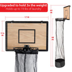 ✨ ✨ Wooden Basketball Hamper 🔥 – 🏀 Basketball Hoop Laundry Basket Over The Door 🔥