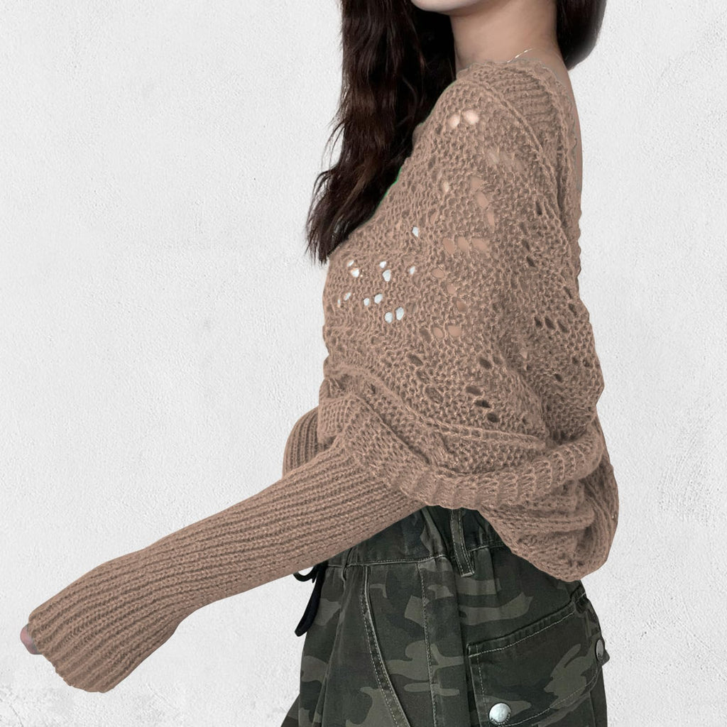 Scarf with Sleeves Knitted Cable Wrap, Multifunctional Knitted Crochet Shrugs