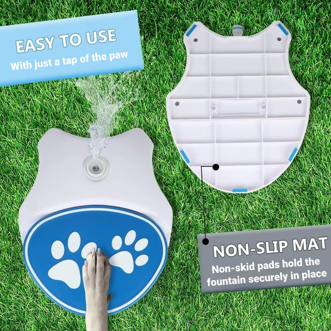 🐕‍🦺 Outdoor Dog Water Fountain Step On Adjustable Dispenser 🔥 🔥