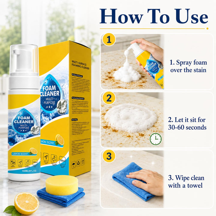 4-in-1 Multi-Enzyme Foam Cleaner