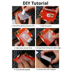 DIY Acrylic Fridge Magnet Kit with Adhesive Backing(5*5cm*5mm)